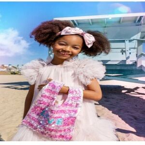 Tutu Du Monde Pink Sequin Kids Bag